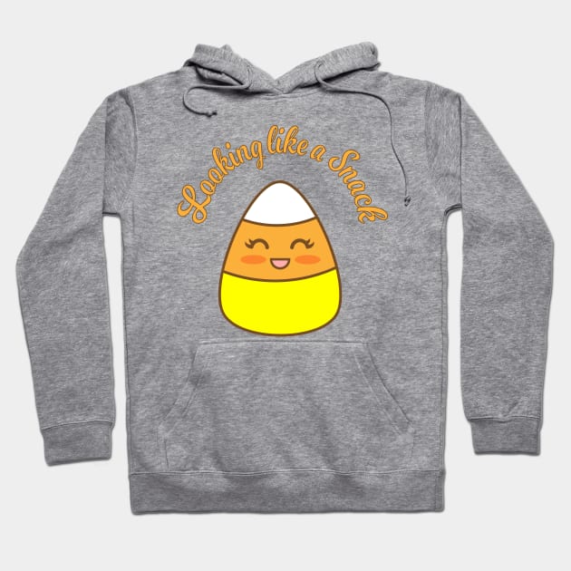 Kawaii Candy Corn - Looking Like a Snack Hoodie by Irene Koh Studio